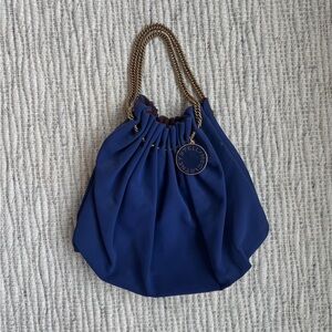 Stella McCartney Blue Leather Shoulder Bag